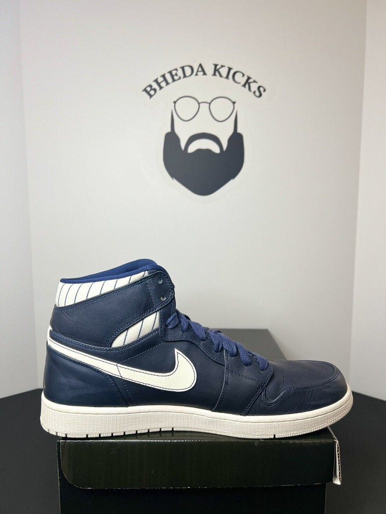 Air Jordan 1 Retro High Derek Jeter RE2PECT 2014 715854-402 Preowned Size 14