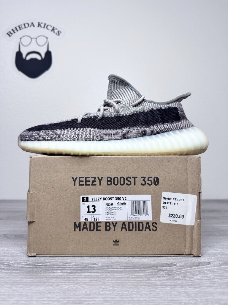 Size 13 - Adidas Yeezy Boost 350 V2 Zyon (FZ1267) Men's Preowned Authentic