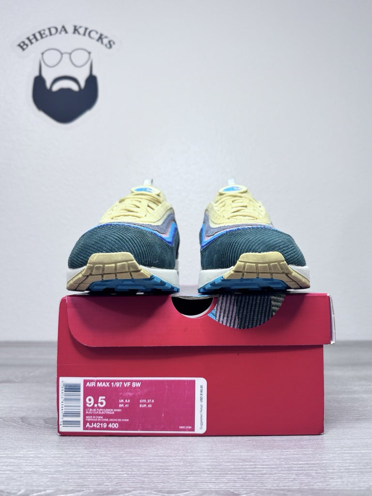 Size 9.5 - Nike Air Max 1/97 Sean Wotherspoon Men’s Preowned AJ4219-400