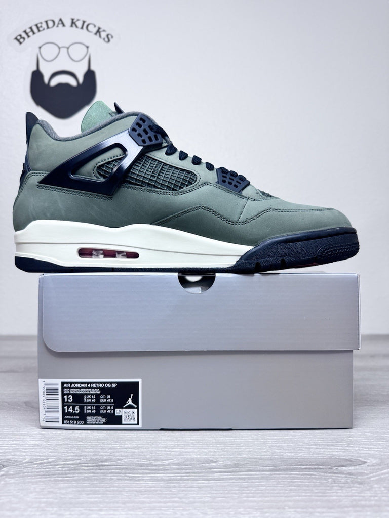 Size 13 - Undefeated x Air Jordan 4 Retro 2025 IB1519-200 Brand New