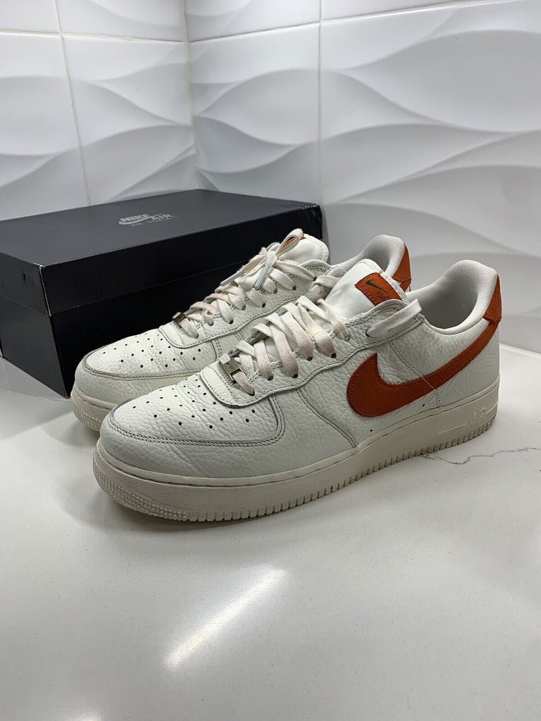 Nike Air Force 1 '07 Craft White Mantra Orange CV1755-100 Men's 12