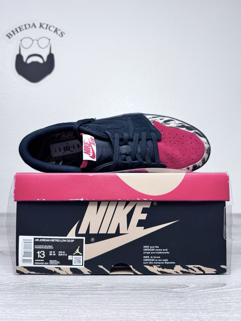 Size 13 - Jordan 1 Retro Low x Solefly DN3400-001 Preowned Authentic Rare