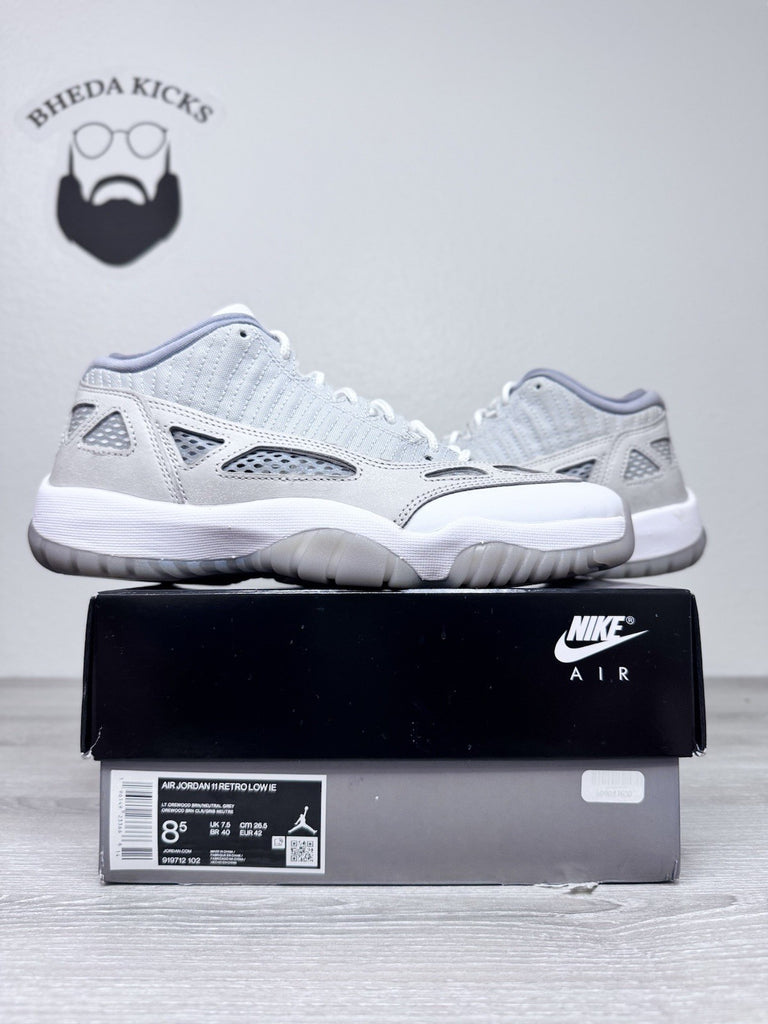 Size 8.5 - Air Jordan 11 Retro Low IE Light Orewood Brown White 919712-102