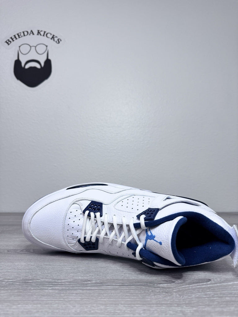 Size 15 - Nike Air Jordan Retro 4 Columbia Legend Blue White Midnight Navy 2015