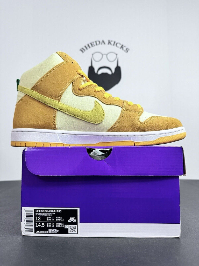 Nike SB Dunk High Pineapple DM0808-700 Preowned Og Authentic Men’s Size 13