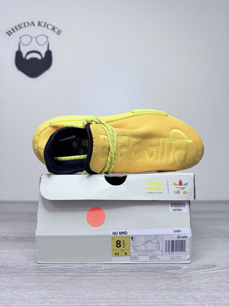 Size 8.5 - Adidas Pharrell x NMD Human Race Trail Blank Canvas World GY0091