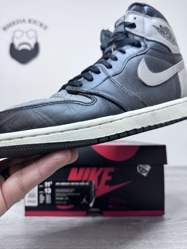 Size 11.5 - Nike Air Jordan 1 Retro High OG Shadow 2018 (555088-013) Preowned