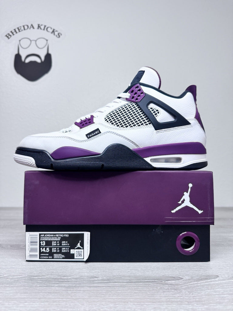 Size 13 - Jordan 4 Retro x Paris Saint-Germain Bordeaux 2020 (CZ5624-100)