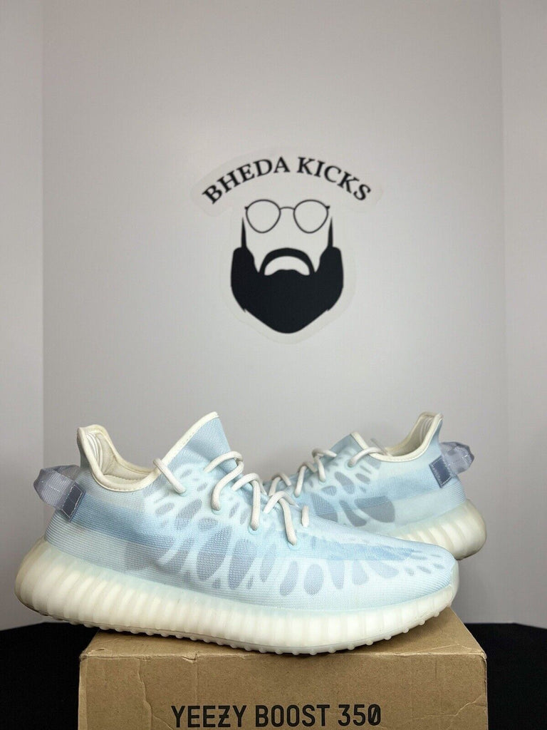 Adidas Yeezy Boost 350 V2 Mono Ice 2021 GW2869 Preowned Og Men’s Size 11.5