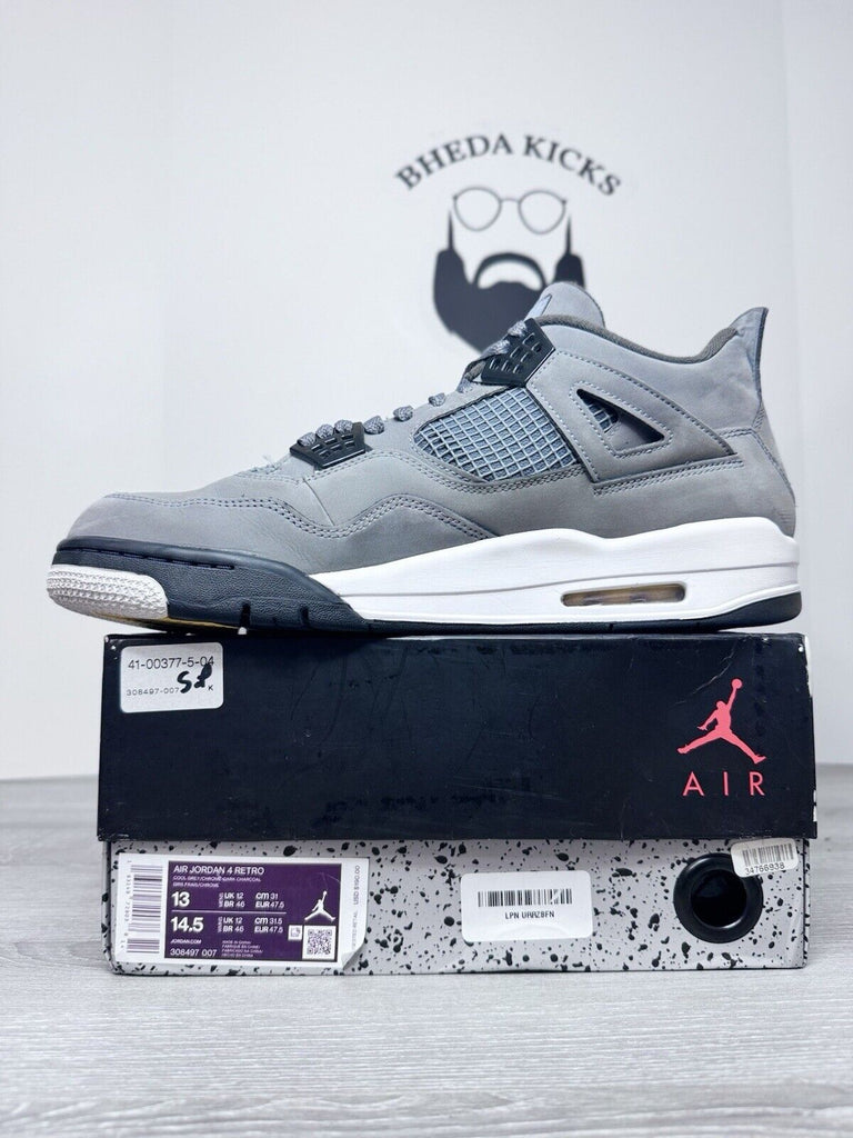 Size 13 - Jordan 4 Retro "Cool Grey" (2019) 308497-007 Men's Preowned Og