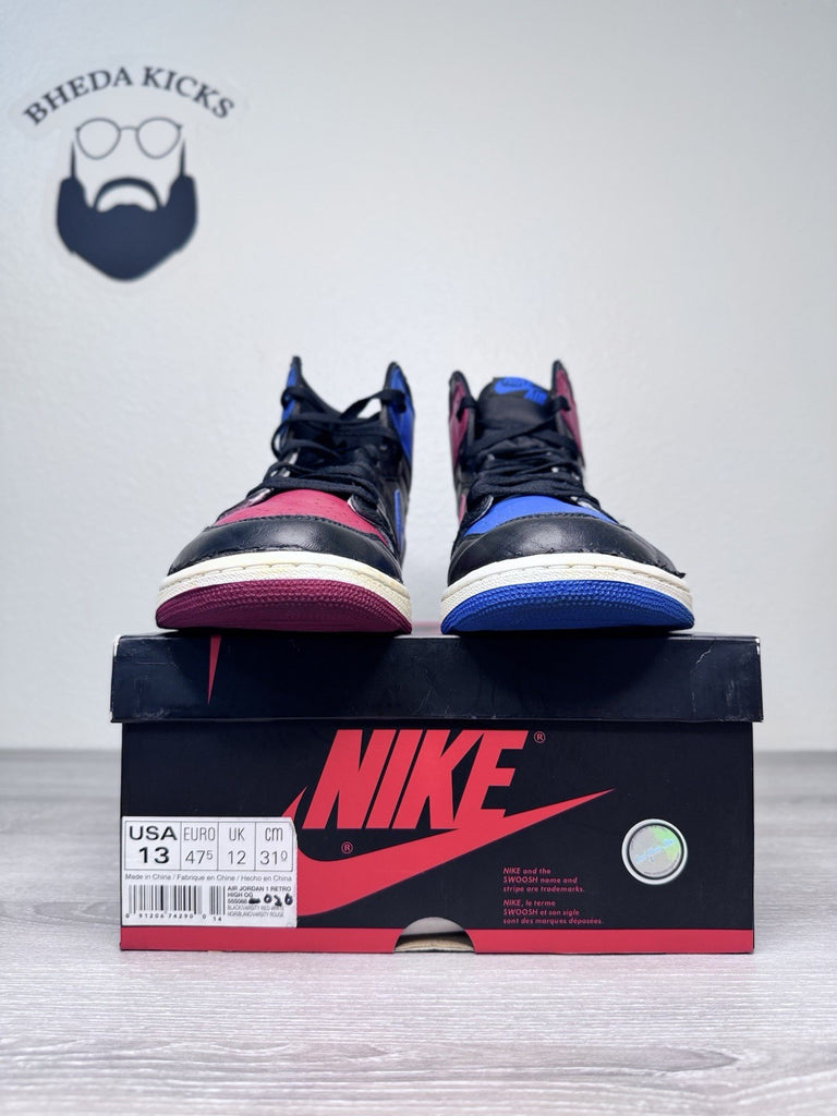 Size 13 - Air Jordan Retro 1 "Top 3" High OG 555088-026 Preowned Authentic
