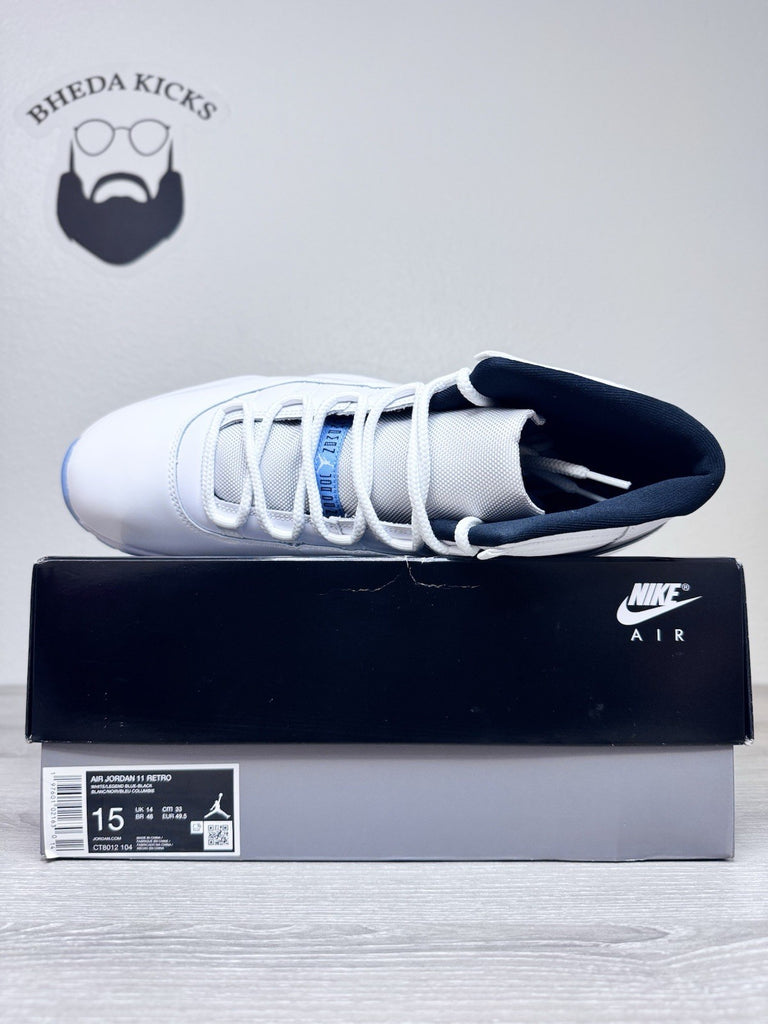 Size 15 - Nike Air Jordan 11 Retro Legend Blue Columbia CT8012-104 Brand New