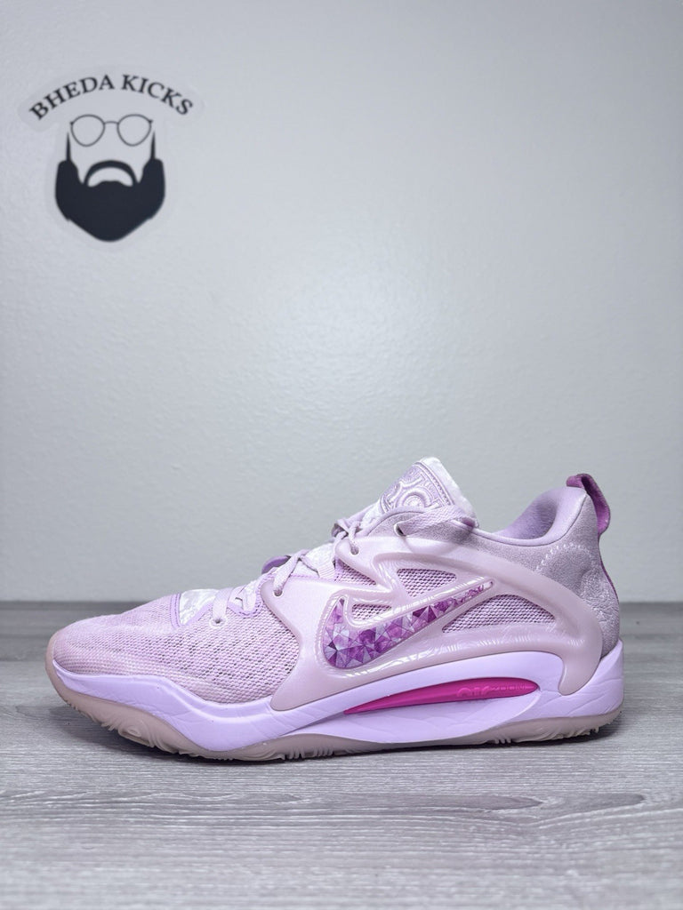 Size 15 - Nike KD15 NRG Low Aunt Pearl Pink Basketball Shoes DQ3851-600 Men