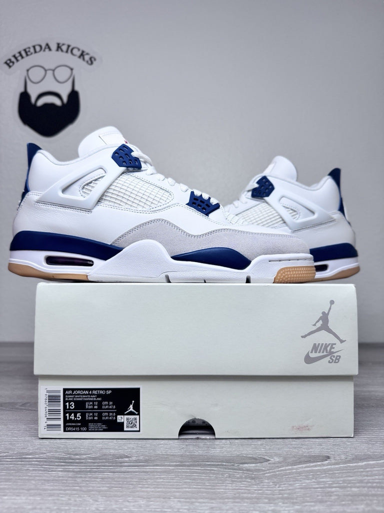 Size 13 - Nike SB x Air Jordan 4 Retro SP Navy DR5415-100 NEW DS