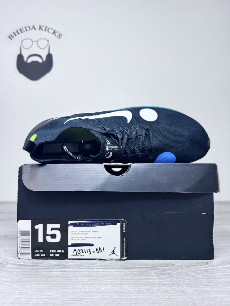 Size 15 - Nike Zoom Fly Mercurial Off-White Black Men's AO2115-001 Sneakers