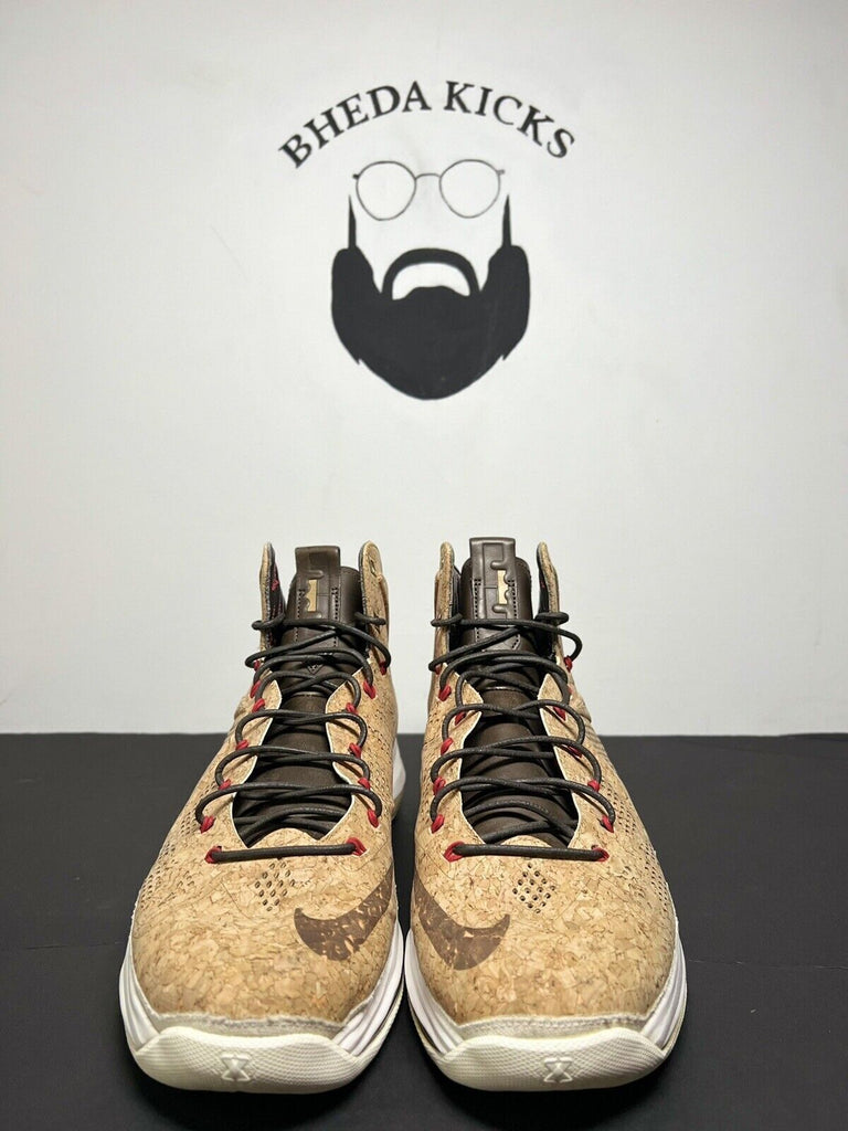 Size 11 - Nike LeBron 10 EXT QS Cork 2013 580890-200 Preowned Rare Og