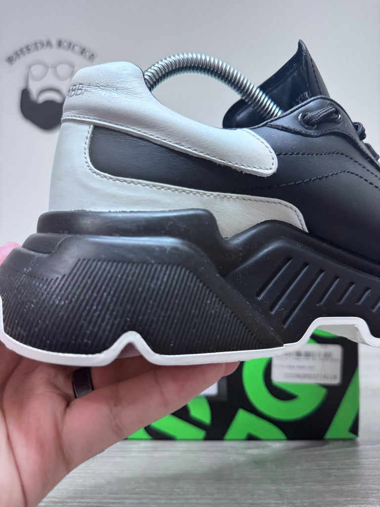 Size 43EU/10 US - Dolce & Gabbana Daymaster Black White Men’s Preowned Authentic