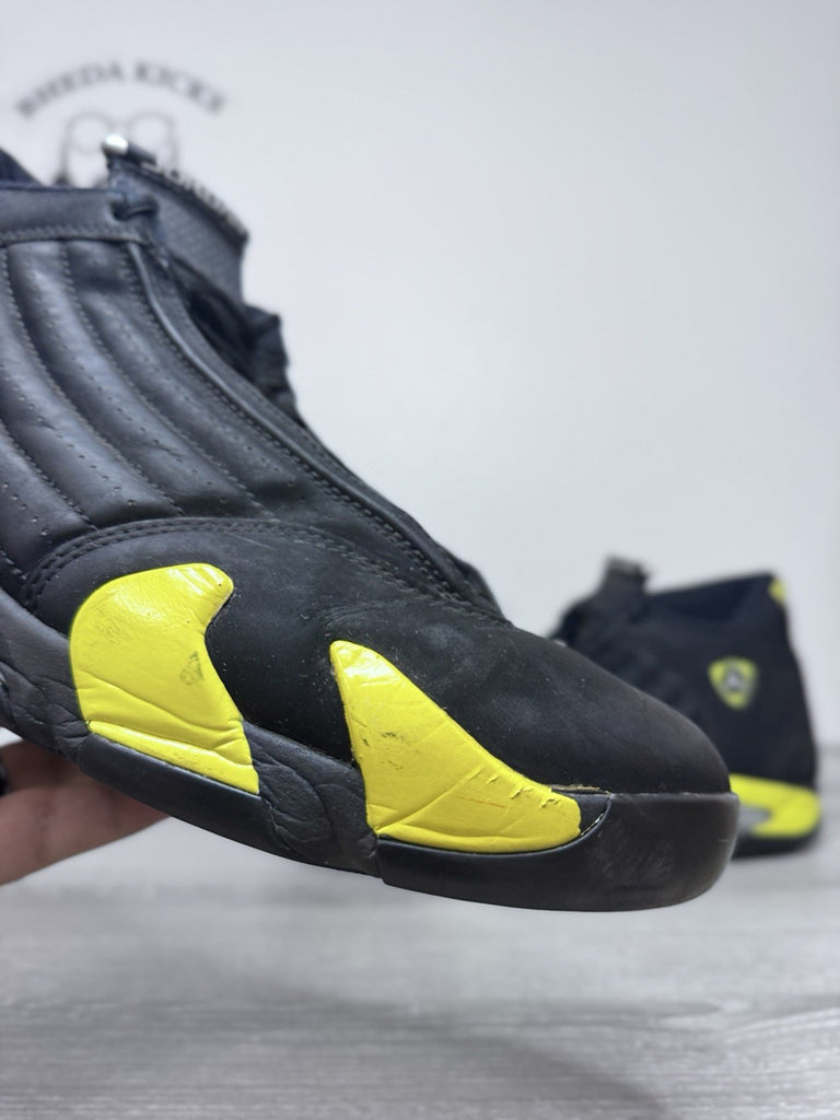 Size 13 - Air Jordan 14 Retro Thunder (487471-070) Preowned Authentic
