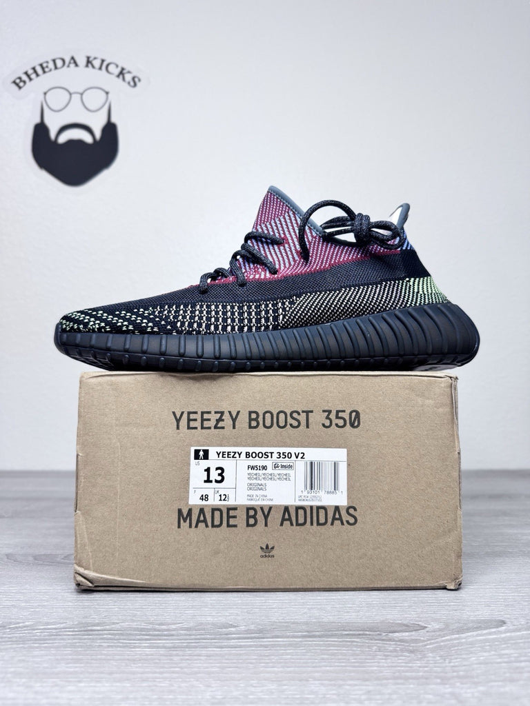 Size 13 - adidas Yeezy Boost 350 V2 Yecheil Non-Reflective FW5190 NEW DS