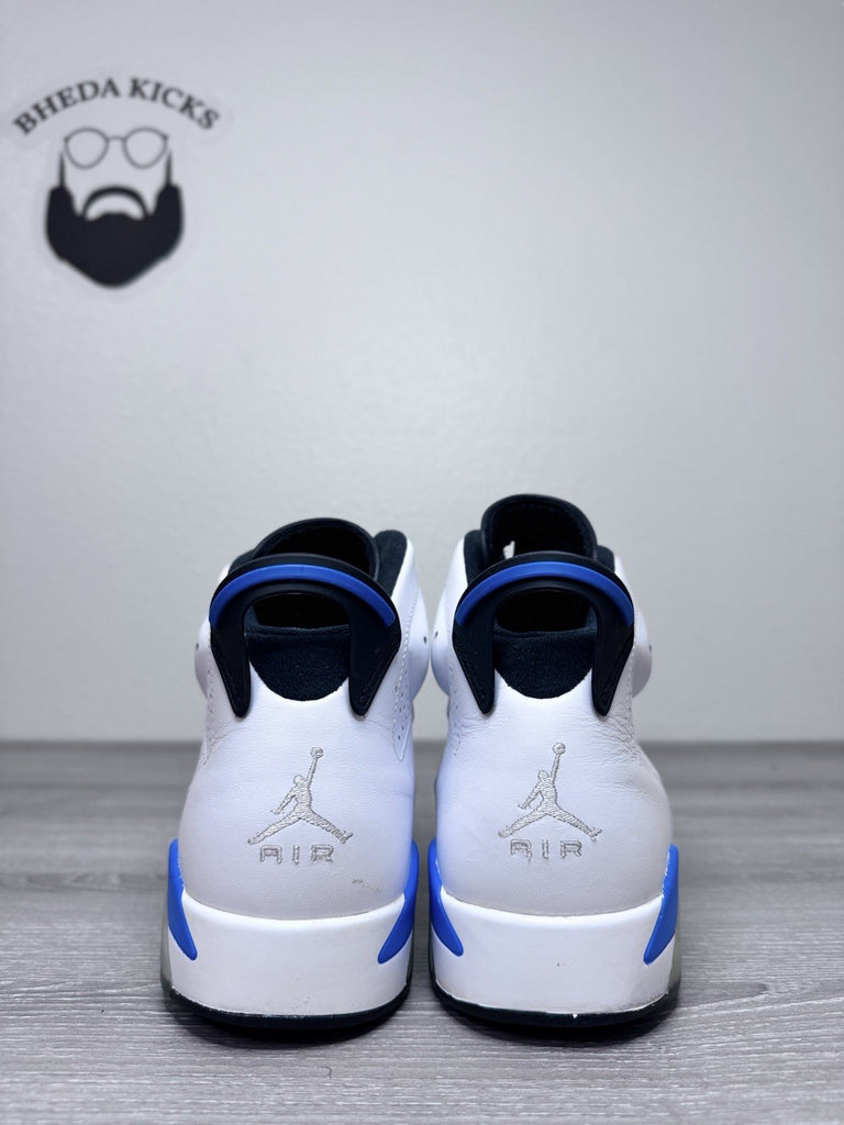 Size 11.5 - Nike Air Jordan 6 Retro Shoes White Sneakers Basketball 384664-107