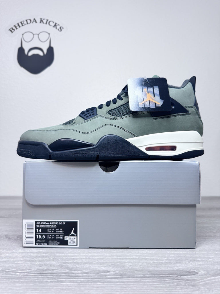 Size 14 - Undefeated x Air Jordan 4 Retro 2025 IB1519-200 Brand New