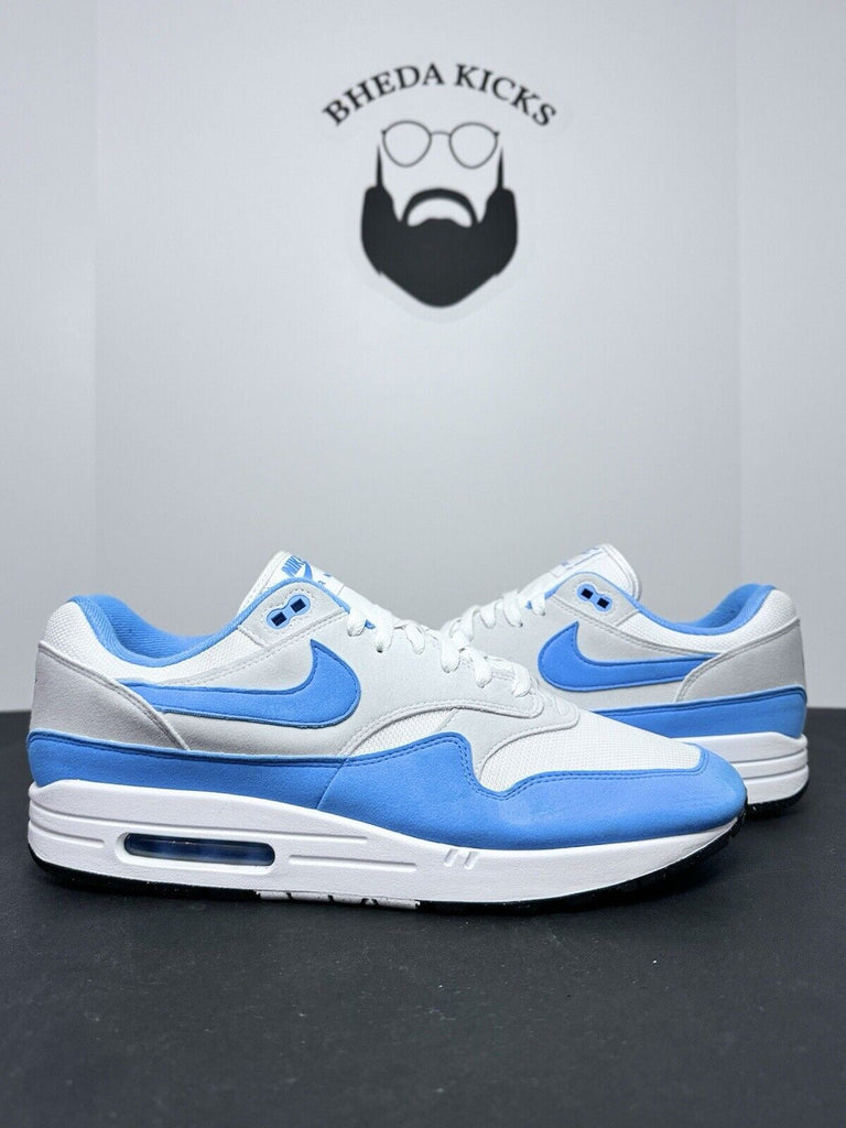 Nike Air Max 1 University Blue White Sneakers Shoes FD9082-103 Men’s Size 13