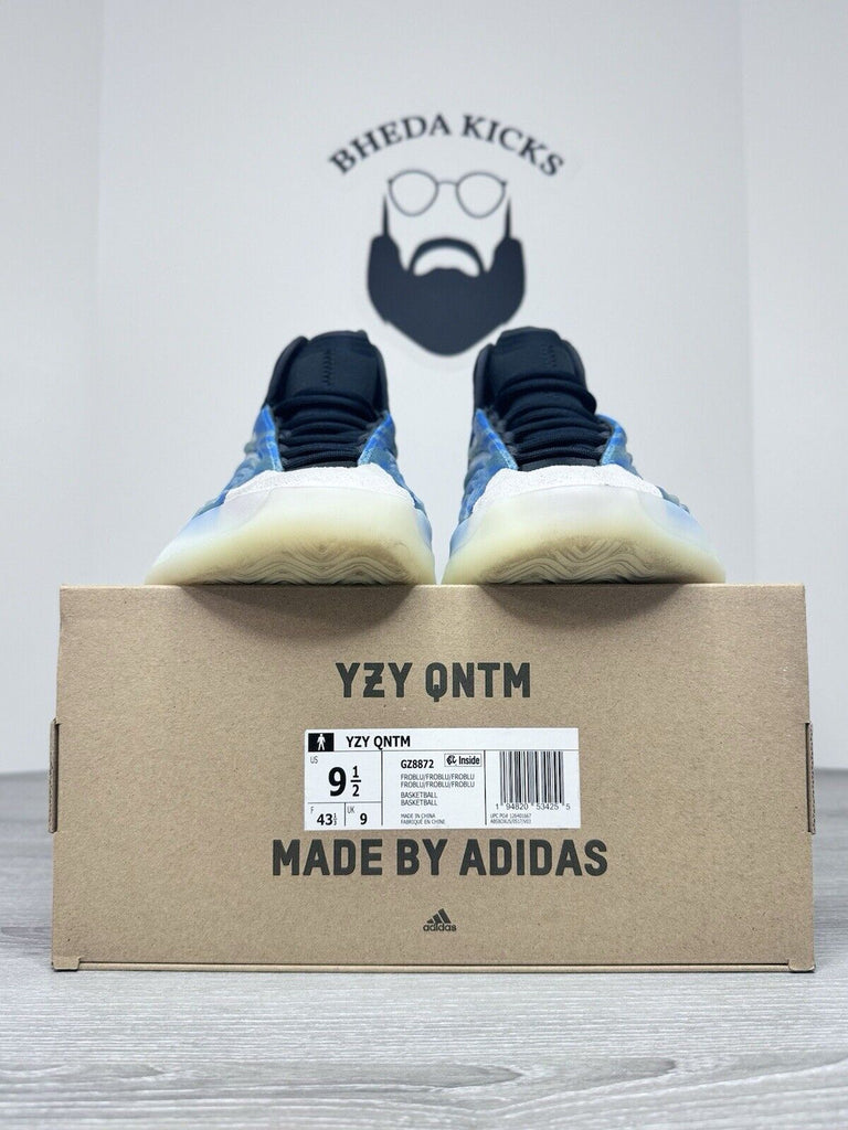 Size 9.5 - Adidas Yeezy Quantum QNTM YZY BASKETBALL Rare Frozen Blue GZ8872