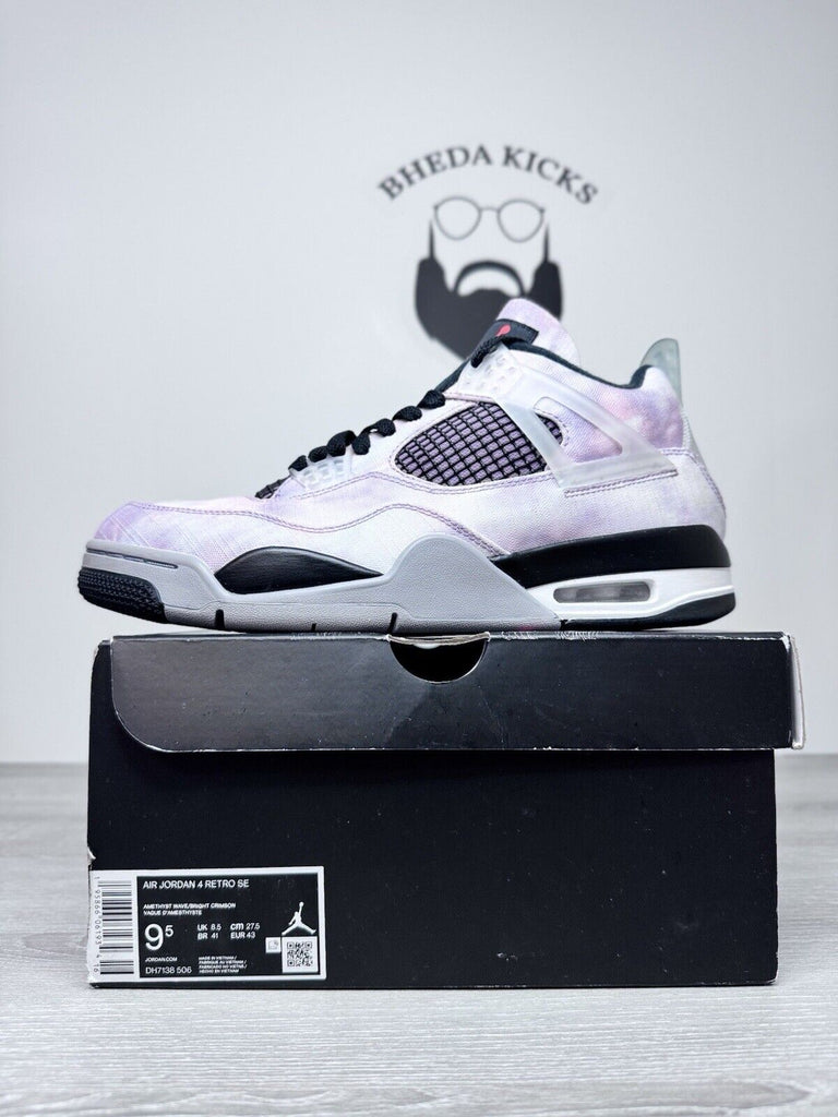 Size 9.5 - Jordan 4 Retro Zen Master  DH7138-506 Preowned Authentic Clean