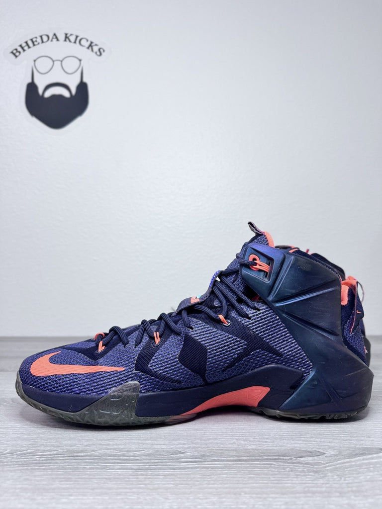 Size 15 - Nike LeBron 12 Instinct 684593-583 Preowned Authentic Og Rare