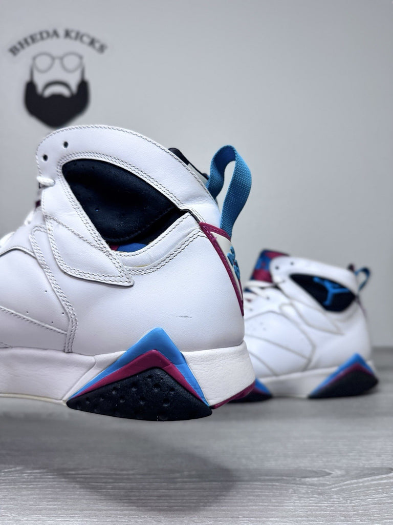 Size 13 - Nike Air Jordan 7 VII Retro Orion White Leather Sneaker 304775-105