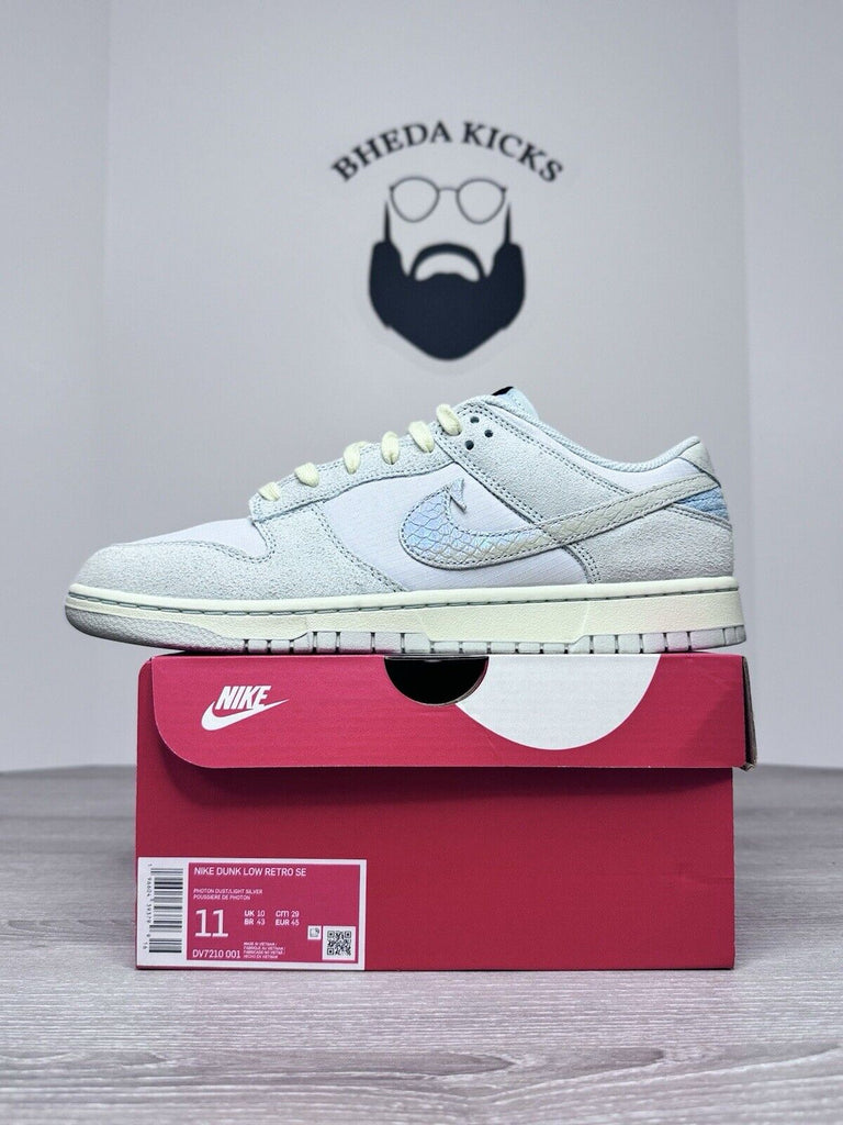 Size 11 - Nike Dunk Low SE Gone Fishing Photon Dust Light Silver DV7210-001