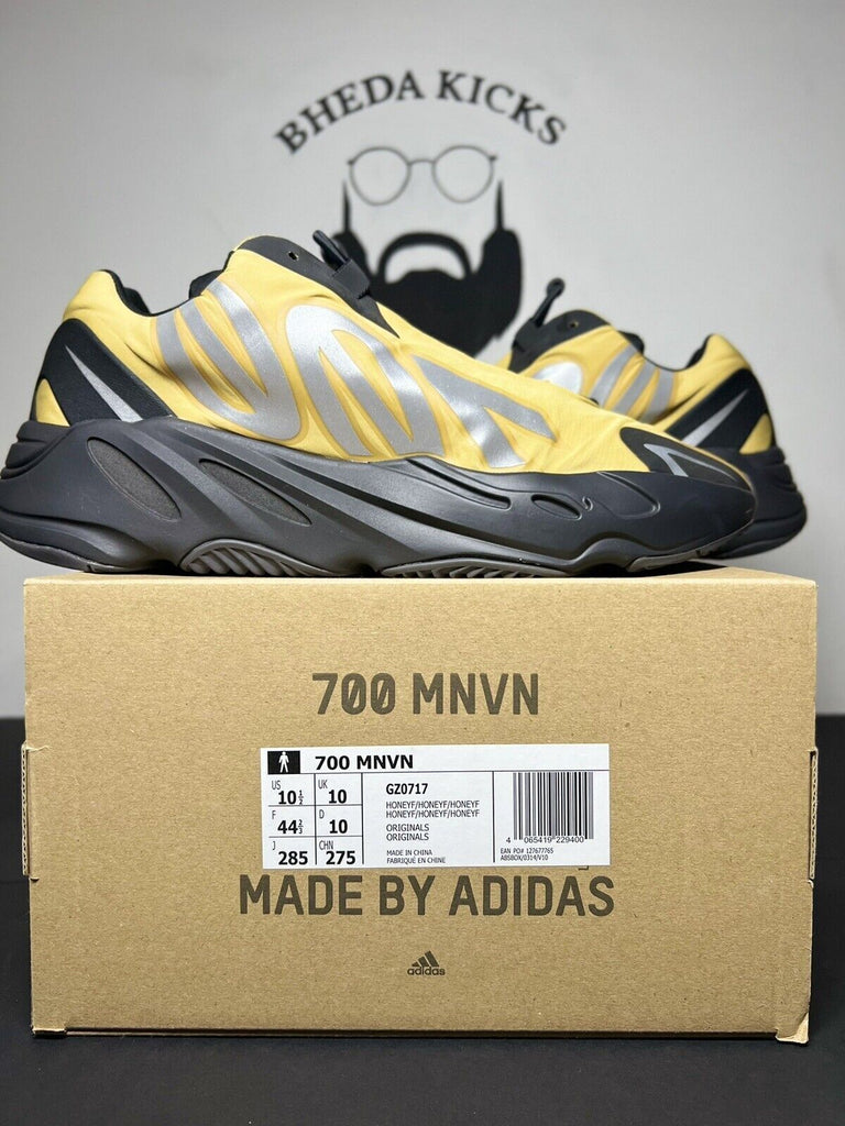 Adidas Yeezy Boost 700 MNVN Honey Flux Mens Size 10.5 GZ0717 Preowned Og Rare