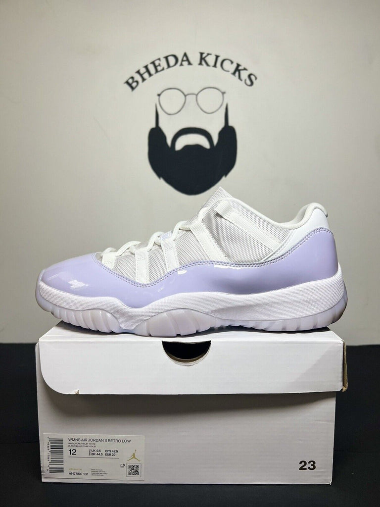 Nike Air Jordan 11 Retro Low "Pure Violet" White AH7860-101 Women's Size 12 Og