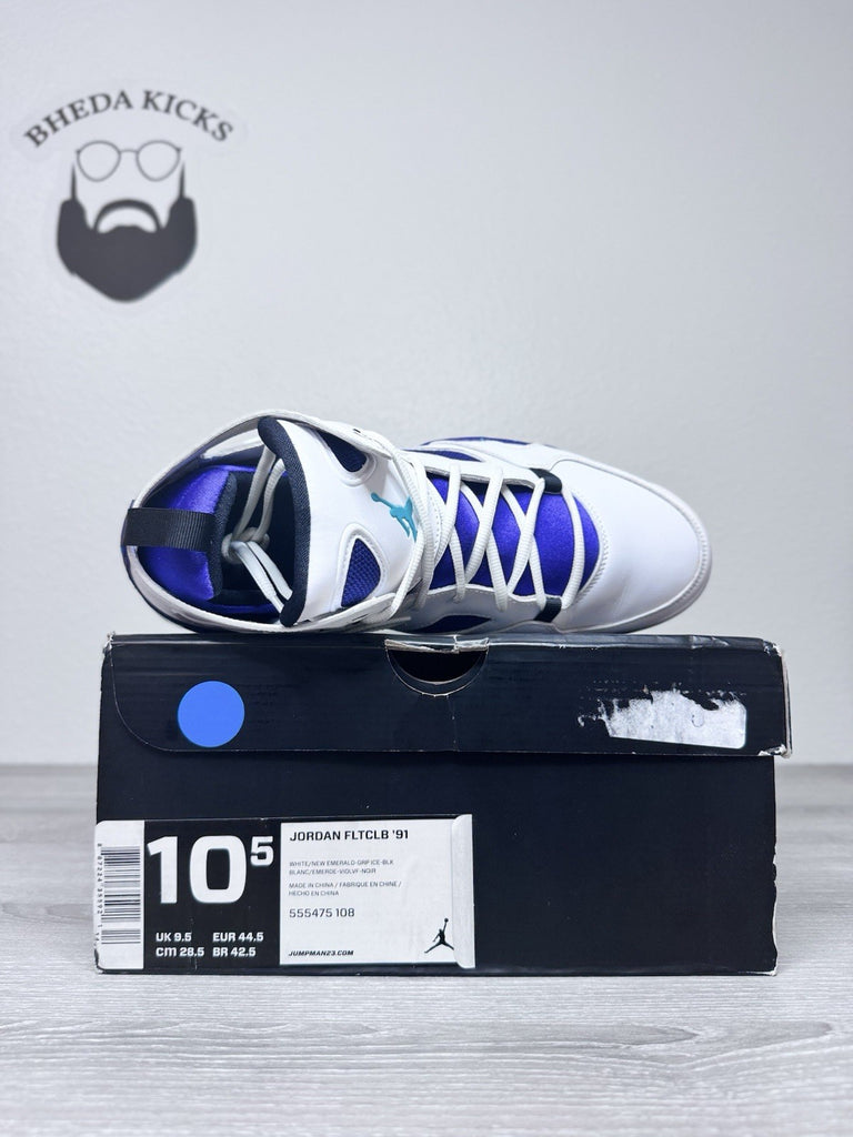 Size 10.5 - Nike Air Jordan Flight Club '91-555475-108 Men White Basketball NEW