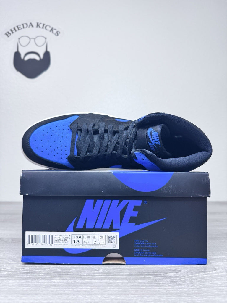 Size 13 - Jordan 1 Retro OG High Black Royal Blue Reimagined DZ5485-042