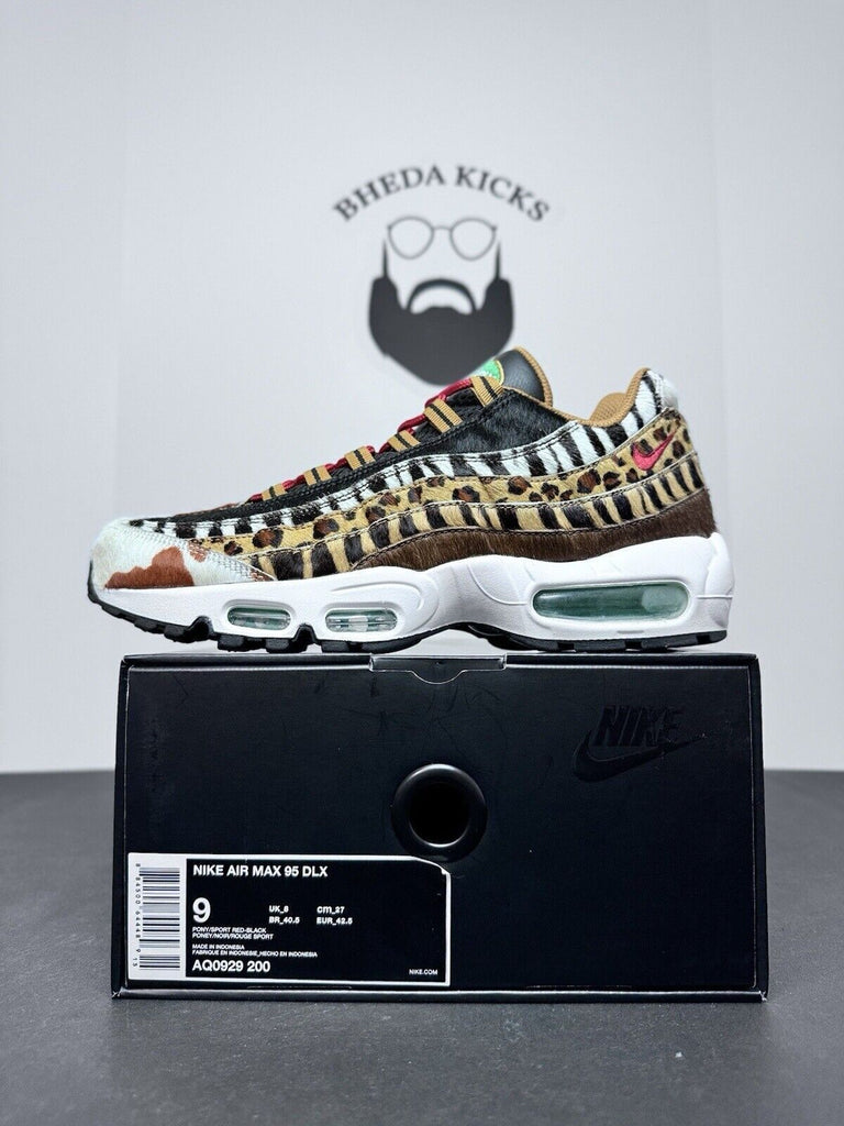 NEW DS Nike Air Max 95 DLX Atmos Animal Pack 2.0 AQ0929-200 Men’s Size 9