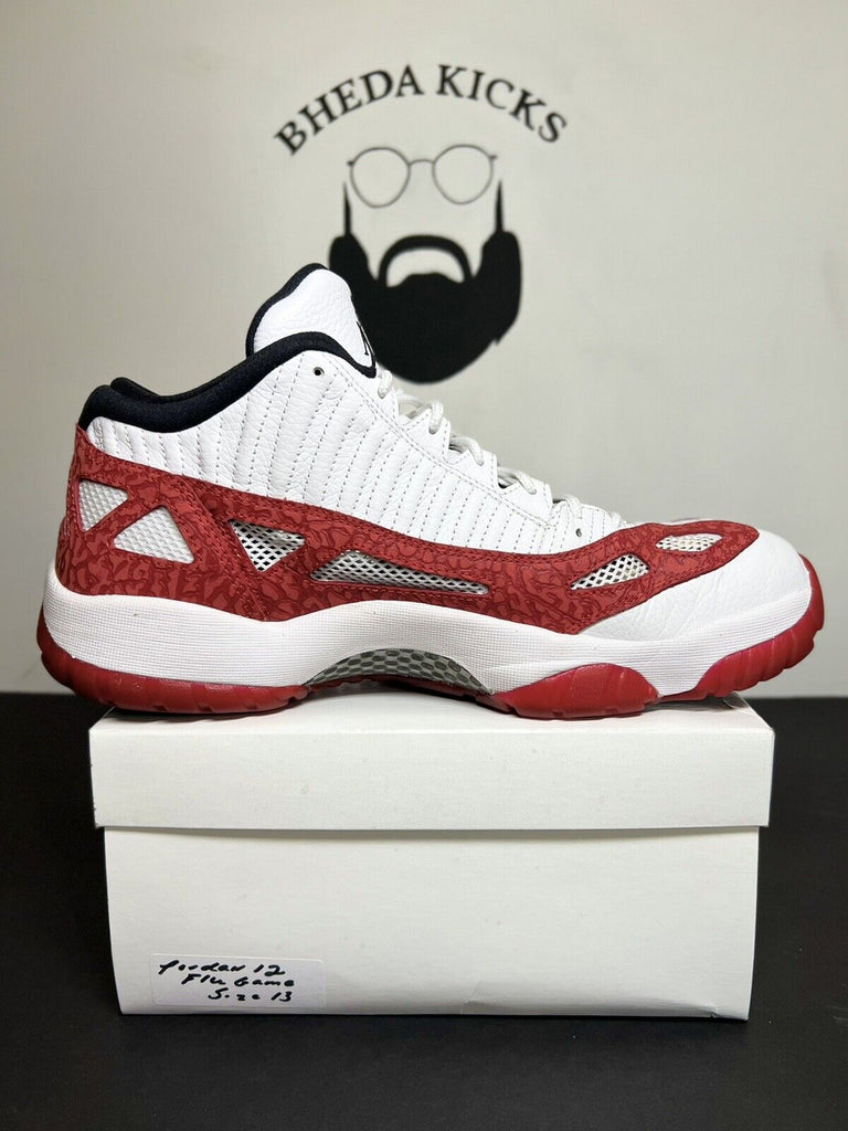 Nike Air Jordan 11 Retro Low IE Gym Red size 13 OG XI 919712–101￼￼ Authentic