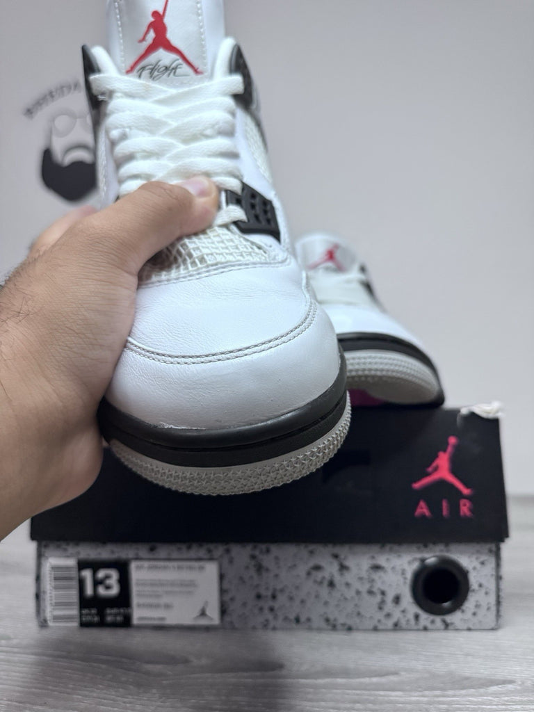 Size 13 - Air Jordan 4 Retro White Cement 4 (2016) 840606-192 Preowned