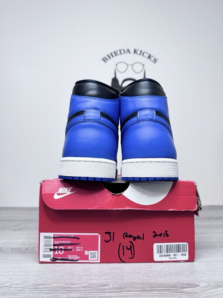 Size 14 - Air Jordan 1 Retro OG 2013 High Royal 555088-085 Preowned Clean