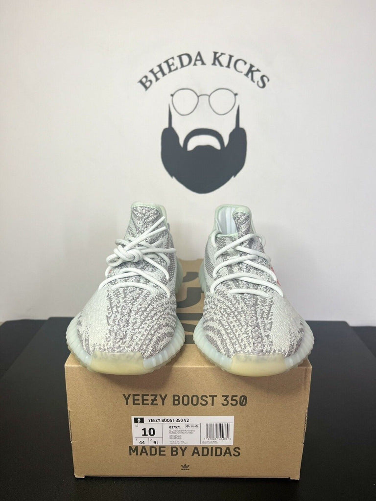 Adidas Yeezy Boost 350 V2 Blue Tint B37571 OG Retro Mens Authentic Rare Size 10