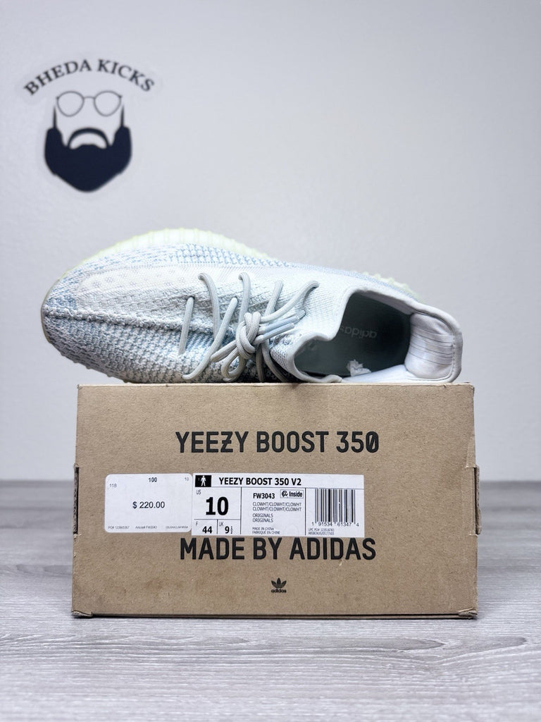 Size 10 - Adidas Yeezy Boost 350 V2 Cloud White Non-Reflective (FW3043)