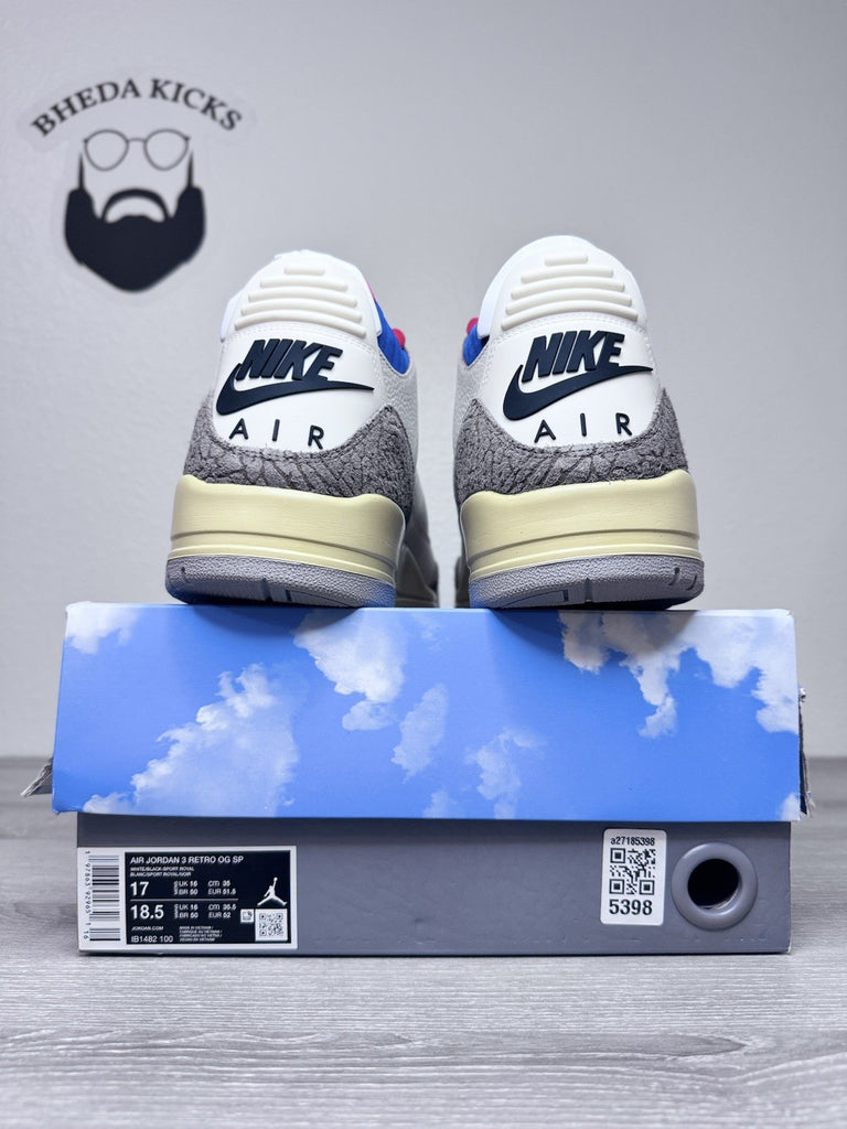 Size 17 - Nike Air Jordan 3 Retro Seoul 2.0 Men's IB1482-100 Brand New