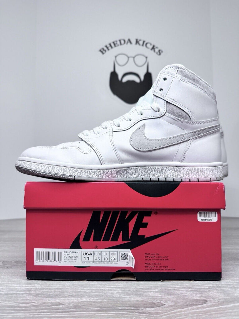 Size 11 - Jordan 1 Retro High 85 OG Neutral Grey BQ4422-100 Preowned Clean