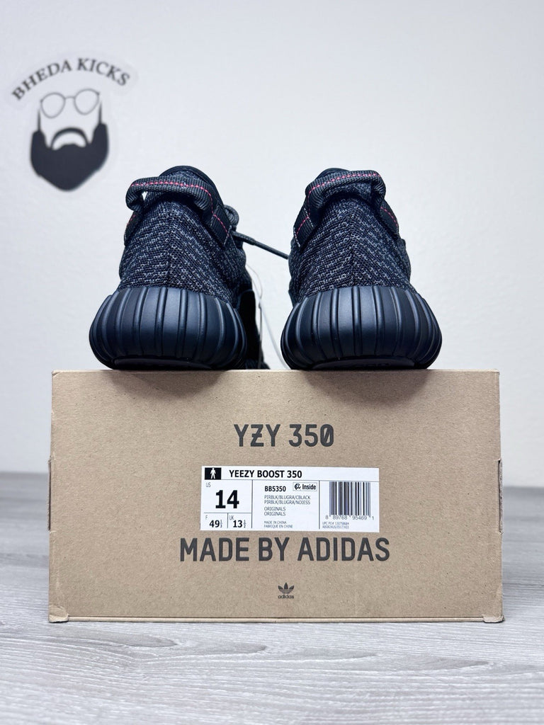 Size 14 - adidas Yeezy 350 Boost Pirate Black 2023 BB5350 Brand New