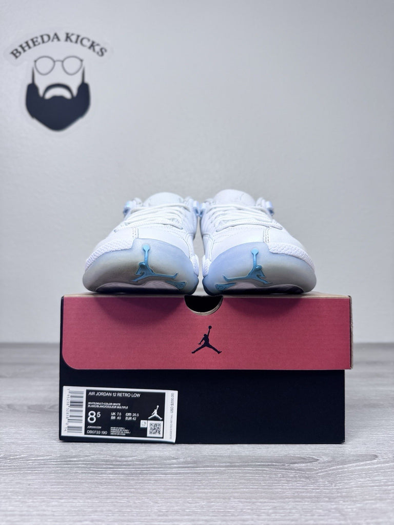 Size 8.5 - Nike Air Jordan 12 Retro Low Easter DB0733-190 OG XII White Preowned