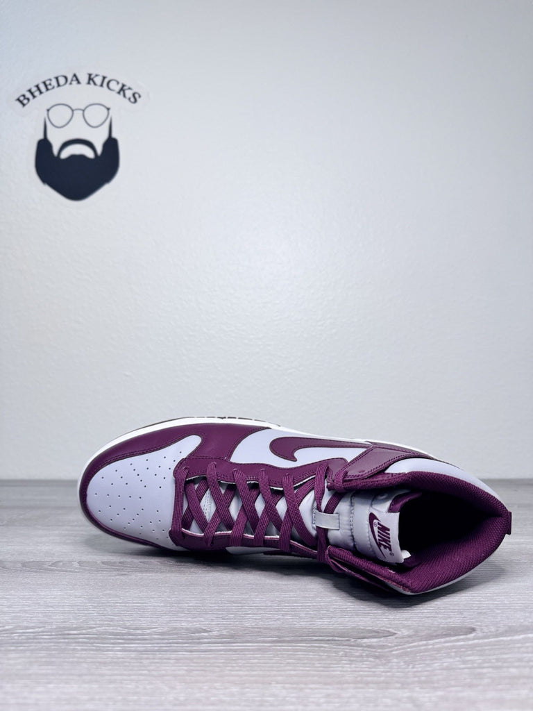 Size 15 - Nike Dunk High Retro Dark Beetroot Maroon Red Grey DD1399-600