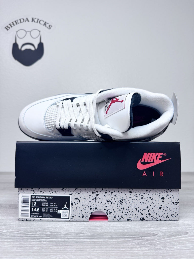 Size 13 - Nike Air Jordan 4 Retro White Cement 2025 FV5029-100 Brand New