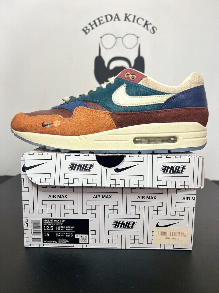 Nike Air Max 1 SP x Kasina Won-Ang Orange Shoe Sneaker DQ8475-800 Men Size 12.5