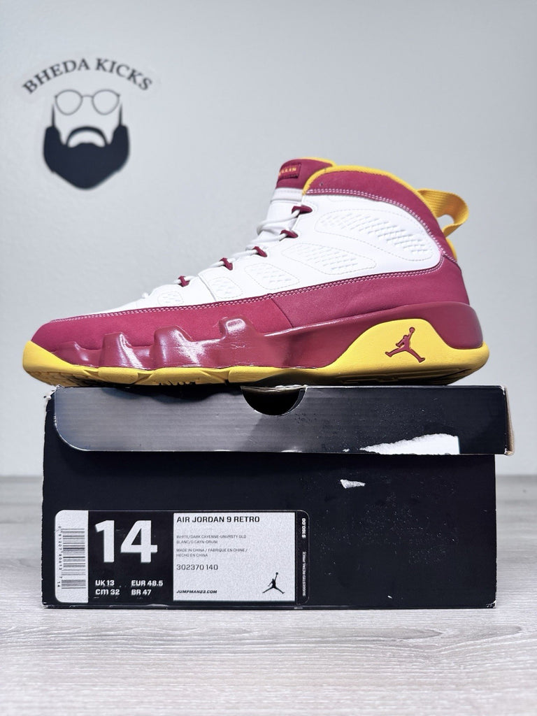 Size 14 - Nike Air Jordan Retro 9 Bentley Crawfish Ellis Shoes 302370-140 Men’s