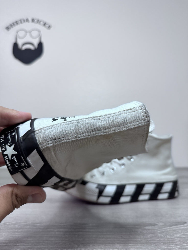 Size 6M/8W - Off White x Converse Chuck Taylor All Star 70 Hi White 163862C
